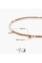 Coin Women's Anklet, 18K Gold, Beaded Anklet, with Czech Beads, Handmade Adjustable Jewelry - 6