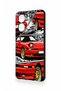 Vivo Y36 Compatible Red Supra Patterned Silicone Case - 4