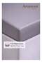 3-Piece Striped Microfiber Fitted Sheet Set Large Single 120x200cm – Grey - 6