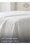 1Pc Queen Fitted Sheet - 600Tc 100% Cotton 1 INCH Stripe Sateen Weave,elasticized deep pocket Cotton White 180x200cm - 6
