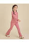 Girls Pink Printed T-Shirt - 5