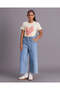 Senior Girls Beige Printed T-Shirt - 2