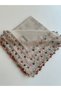 Stone Color Hand Work Needlework Embroidered Muslin Writing Yemeni Hand Work Visible 100X100 cm