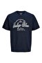 Jack Jones Men's T-Shirt with Text Print in Large Sizes 12294518 - 3