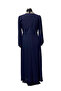 Collar Stone Embellished Asymmetrical Chiffon Evening Dress - 5