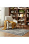 Grey & Cream Abstract Distressed Jod Carpet | Modern Luxury Area Rug | 80 × 150 cm - 3