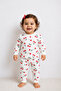 Baby Girl Pajama Set Patterned 100% Cotton Long Sleeve Top and Bottom Set