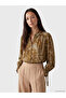 Lcw Everyday Khaki Patterned Oversize Women's Shirt Tunic