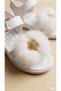 Girls' Pompom Velcro Summer Sandals - 2