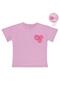 Floral Printed T-Shirt for 10-13 Years Old - Lilac