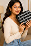 Womens Cosmetic Bag Balck
