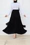 Elastic Waist, Ruffle Detailed, Lined Premium Skirt