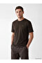 Original Oval Collar Printed Men's T-Shirt