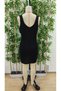    Women's Sleeveless Skirt Gather Detail Knitwear Dress - 7