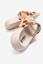 Women's Double Buckle Slippers Ecru Leopard - 4