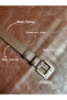 2-Pack Lend Lia Silver Model Buckle Jacket Belt Dress Belt Trouser Belt - 4