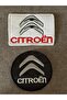 Citroen Car Logo Patch Emblem (8X8 cm) Sewable Set of 2