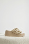 Women's Comfortable Fit Double Buckle Thick Soled Slippers - 4