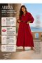 Women Belted Shirt Dress with Pocket Detail Modal - 2