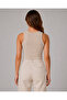 Women's Ribbed Crop Tank Top Sleeveless Basic Blouse - 2