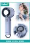 Portable Handheld Turbo Fan, Mini Personal Fans with Semi-Cooling Plate＆Extendable Bracket, Cooling Fan for Outdoor Activities, Travel, Working, 3 Gears Adjustable and USB Rechargeable