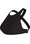 Women's Black High Neck Bralette Bikini Top - 2