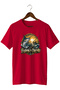 Fishing Is Therapy Printed Unisex T-Shirt Fishing Outdoor Sea Fish Themed Crew Neck