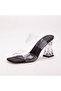 Hco Transparent Women's Heeled Slippers - 5