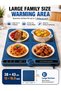 Silicone Food Warming Mat 330W Electric Warming Tray for Buffet & Parties, 220V, Fast Heating, Portable Heating Pad , Heat Resistant Countertop Food Heating Pad, - 2