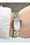 Special Design Silver-Copper Color Steel Cord Women Wrist Watch Es6983Mr - 3