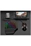 4 In 1 One Hand Gaming Keyboard And Mouse Backlight Wireless Bluetooths Game Converter For Android IOS Mobile Phone - 2