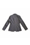Women's Grey Single-Button Tailored Blazer - 3