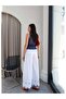 Wide leg pants with embroidery detail - 5