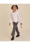 Girls Ivory And Pink Floral Open Front Cardigan - 5