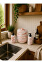 Decorative Bohemian Style 3-Piece Marble Pattern Kitchen Set Countertop Trash Can Liquid Soap Dispenser Detergent Dispenser Set Hand and Dish Soap Dispenser Set - 8