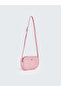 Pink Leather Look Girl's Shoulder Bag - 2