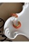 Colorfast Vip Model Enamel Half Hoop Earrings |   Women's Bijouterie Summer Earrings - 3