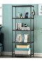 5-Tier Wire Storage Shelving Rack Heavy Duty Metal Organizer with Leveling Feet - 2