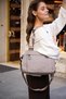 Viatox Vs 6015 Women's Water Resistant Parachute Fabric Hand Shoulder Bag Arm Bag Crossbody Bag Sand - 5