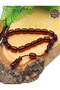 Brown Capsule Cutting System Tasseled Efe Mascot Fire Amber Prayer Beads 201025674 - 2