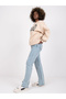 Hanorac Dama Maneca lunga, Imprimat, ex moda, Bej Casual - 4