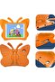 iPad case for Kids, 3D Cartoon Butterfly Non-Toxic EVA Light Weight Kid Proof Shockproof case with Kickstand - 4