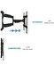 Full Motion Articulating TV Wall Mount for 32" to 70" LCD LED Plasma Flat Panel TVs, Curved TV Compatible, 110 lbs Capacity - 5