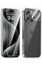 Ultra-Thin Clear iPhone 16 Pro Case – Non-Yellowing, Shockproof with Camera Lens & Screen Protectors