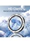 Camera Lens Protector for iPhone 15 Pro/Pro Max, Bling Glitter 9H Tempered Glass, 3-Pack (Black Titanium) - 3