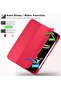 2024 iPad Pro 11" Case (M4, 5th Gen) - Smart Case with Pencil Holder, Touch ID Support, Auto Wake/Sleep Function (Red) - 5