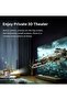 Portable Wifi Projector Android and Bluetooth Intelligent 50-150 Inches Screen Projector 1200 Lumens - 4