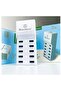 U10 50W 10-Port USB Wall Charging Hub – High-Speed Multi-Device Charger with Smart Auto-Detect Technology - 2