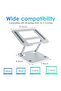 Laptop Stands, Multi-Angle Adjustable Laptop Holder Stand for Desk, Aluminum Ergonomic - 2
