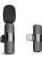 Professional Wireless Lavalier Lapel Microphone for iPhone, iPad - Cordless Omnidirectional Condenser Recording Mic